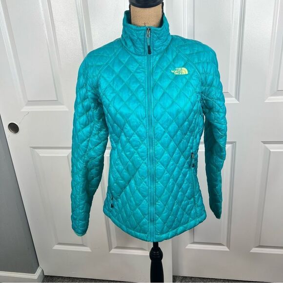 Sz M The North Face Teal Thermoball Full Zip Jacket $230 MSRP - Picture 3 of 16